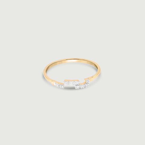 Zig Shine Diamond Ring