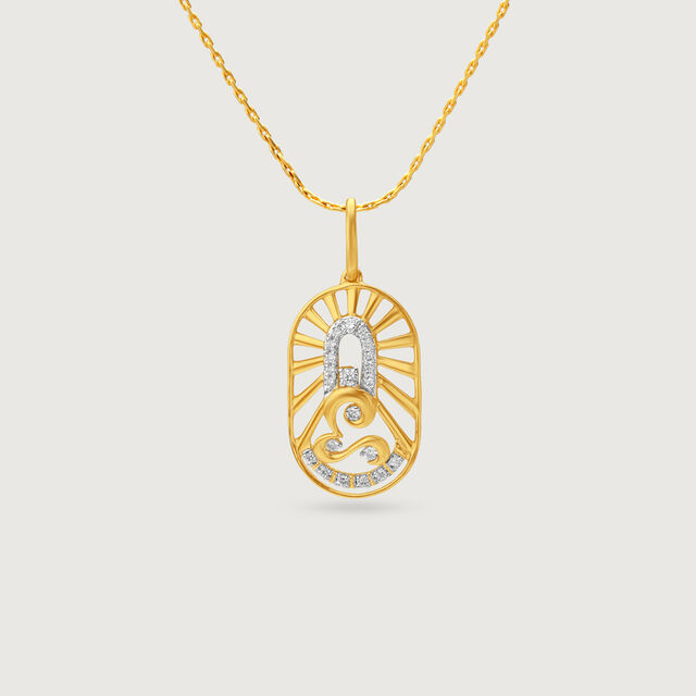 Sacred Sohum Diamond Pendant,,hi-res image number null