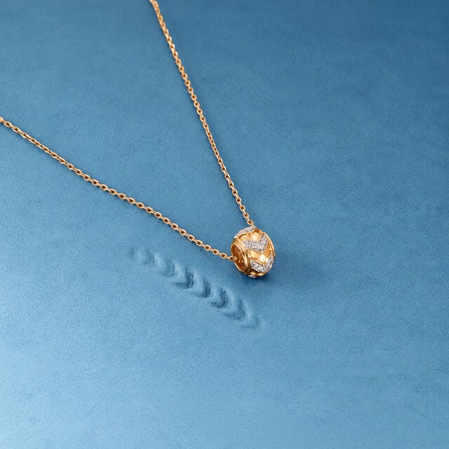 Bold Chevron Diamond Pendant,,hi-res image number null