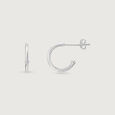 Playful Swirl Silver Drop Earrings,,hi-res view 6