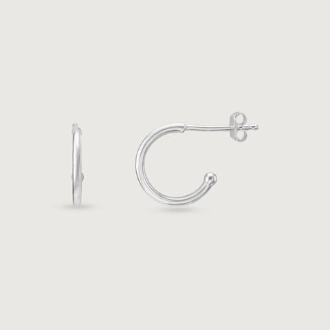 Playful Swirl Silver Drop Earrings