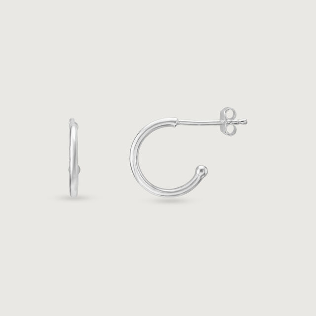 Playful Swirl Silver Drop Earrings,,hi-res image number null