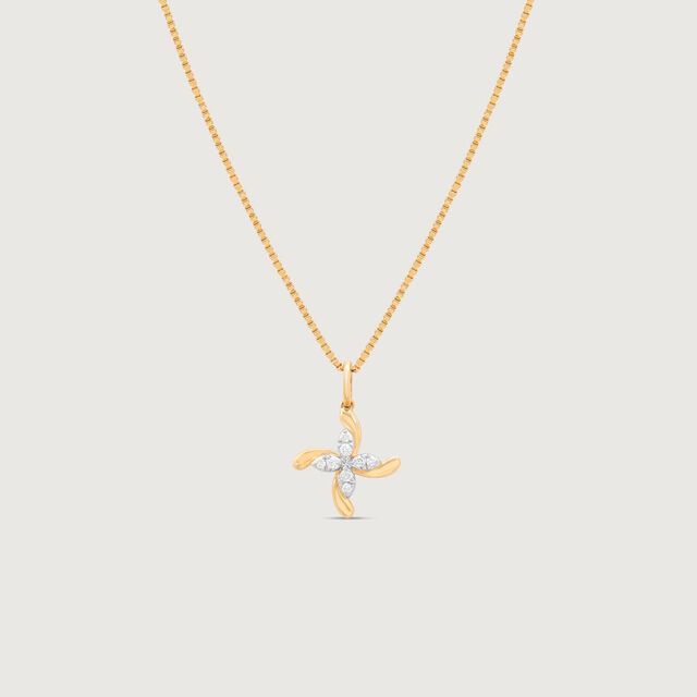 Intersecting Lines Diamond Pendant,,hi-res image number null