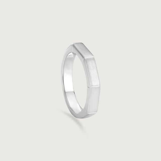 Dual Band Silver Ring,,hi-res image number null