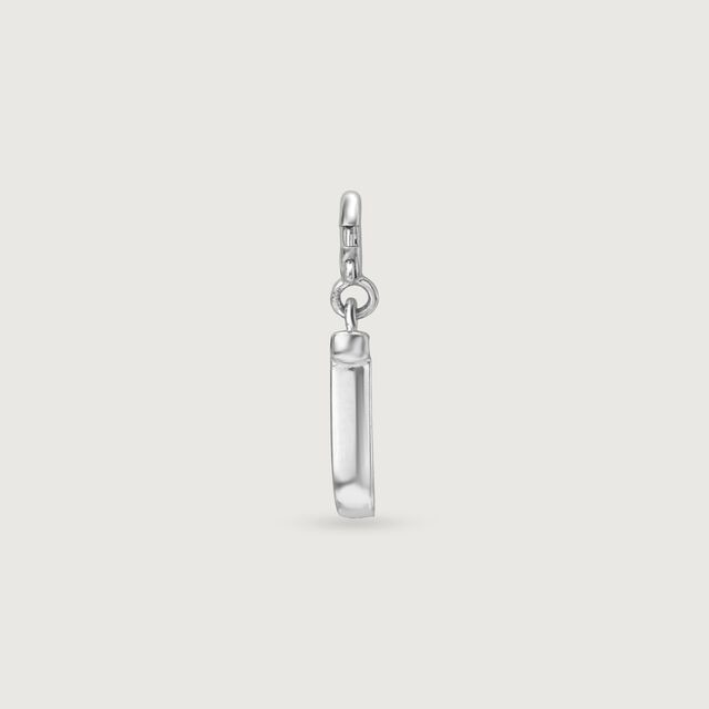 Refined Initial J Silver Charm,,hi-res image number null