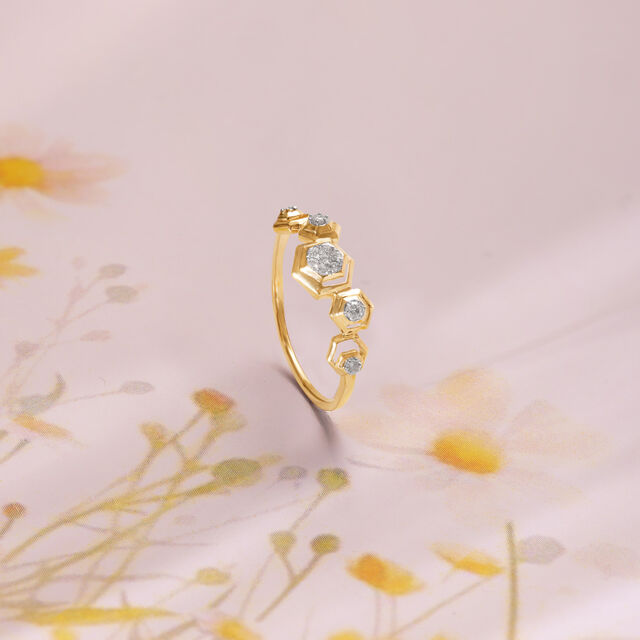Honeycomb Radiance Diamond Ring,,hi-res image number null