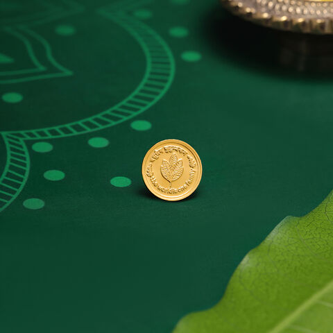 2 GM 22 Karat  Sublime Mango Leaf Gold Coin