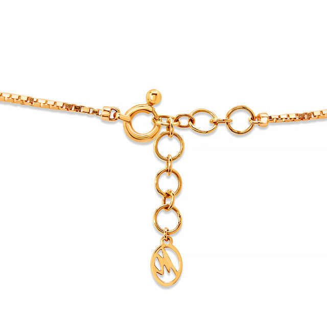 14KT Yellow Gold Evil Eye Necklace With Diamonds,,hi-res image number null
