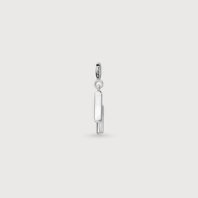 Modern Initial H Silver Charm,,hi-res image number null