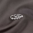 Radiant Rhythm Silver Toe Rings,,hi-res view 1
