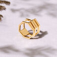 18KT Radiant Reverie Yellow Gold Ring,,hi-res view 1