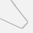 Modern Minimal Silver Chain,,hi-res view 4