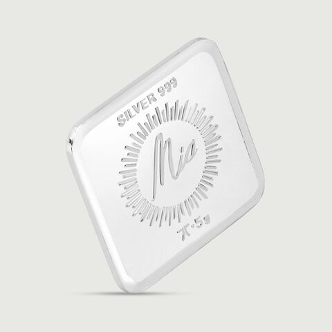 5 GM 999 Gayatri Mantra Silver Coin