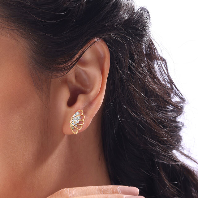 Butterfly Gleam Diamond Earrings,,hi-res image number null