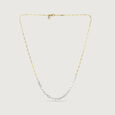 Sleek Dual Tone Paperclip Gold Chain,,hi-res view 4