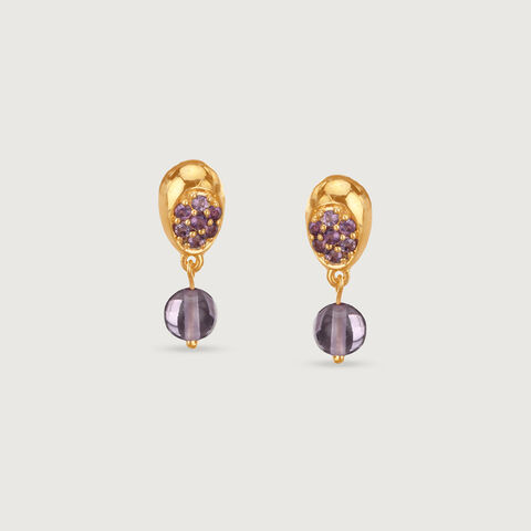 Lilac Pop Amethyst Earrings