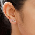 14 KT Rose Gold Sublime Dainty Stud Earrings,,hi-res view 3