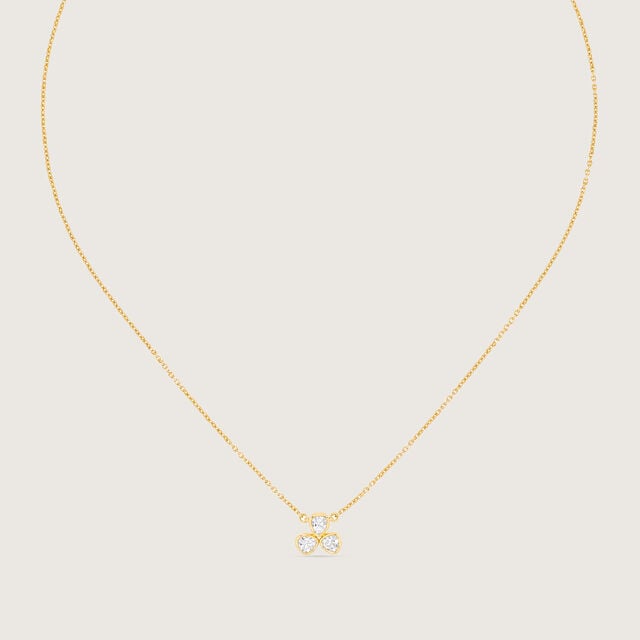 Delicate Blossom Polki Necklace,,hi-res image number null