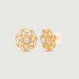 Twinkle Petal Diamond Stud Earrings,,hi-res view 4