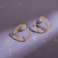 Universe Swirls 14Kt Hoop Earring,,hi-res view 1