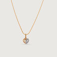 Love Glow Diamond & Gold Pendant,,hi-res view 3