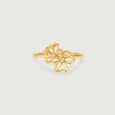 Flutter Bloom Gold Ring,,hi-res view 4