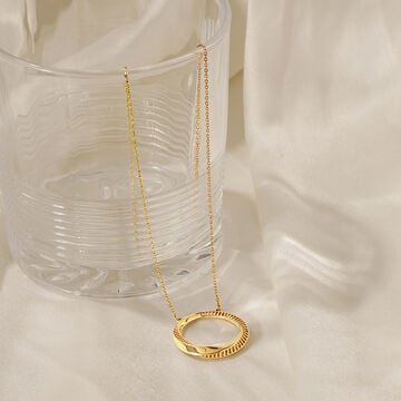 18KT Eternal Dawn Pendant With Chain