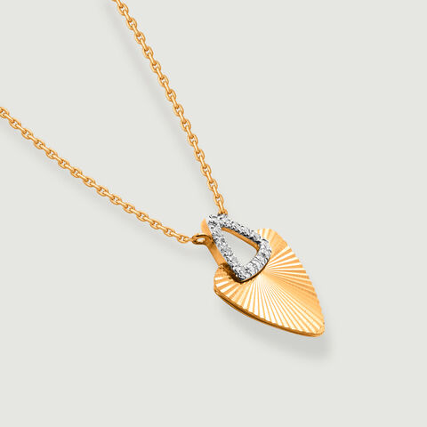 Striking Radiant Diamond Necklace