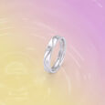 Elegant Curve Silver Ring,,hi-res view 1