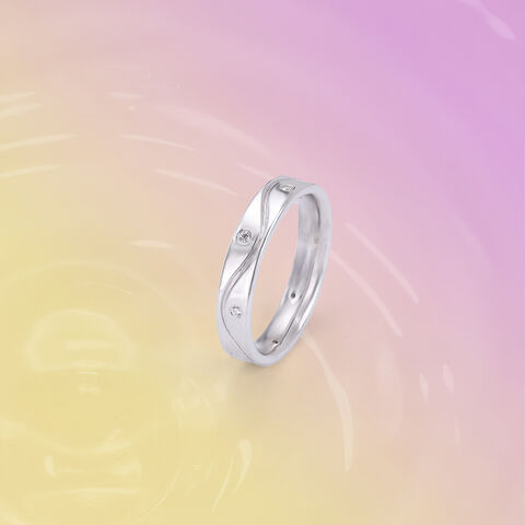 Elegant Curve Silver Ring
