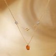 Golden Drift Diamond Necklace,,hi-res view 1