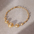Orbital Glamour 18KT Gold Bracelet,,hi-res view 1