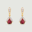 Joyful Lantern Pink Garnet Drop Earrings,,hi-res view 1