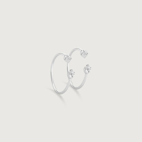 Subtle Shine Silver Toe Rings
