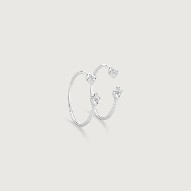 Subtle Shine Silver Toe Rings,,hi-res image number null