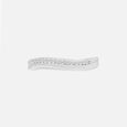 Graceful Sparkle Silver Finger Ring,,hi-res view 3