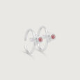 Radiant Fusion Silver Toe Rings,,hi-res view 3