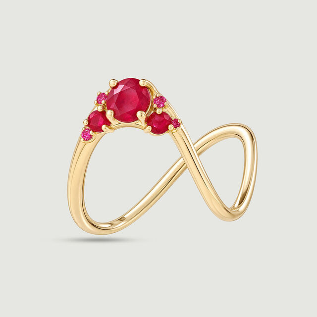 Graceful Reversible Sapphire and Ruby Ring,,hi-res image number null