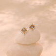 Geometric Aura Diamond Earrings,,hi-res view 1