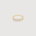 Flowing Linear Diamond Ring,,hi-res view 3