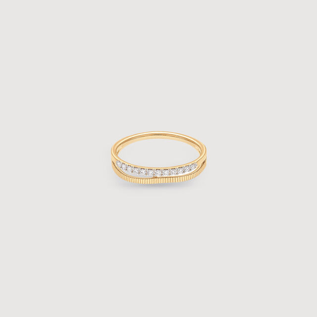 Flowing Linear Diamond Ring,,hi-res image number null