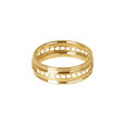 14KT Yellow Gold Power Band Finger Ring,,hi-res view 1