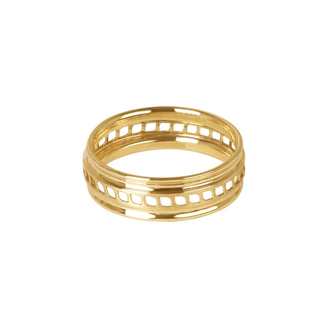 14KT Yellow Gold Power Band Finger Ring,,hi-res view 1