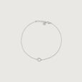 Chic Loop Silver Anklet,,hi-res view 3