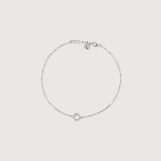 Chic Loop Silver Anklet,,hi-res image number null