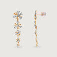 Lustrous Star Drops 14KT Diamond Drop Earrings,,hi-res view 4