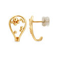 Mia Everyday Essentials By Tanishq 14KT Yellow Gold Earring,,hi-res view 2