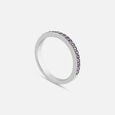 Garnet Pulse Silver Ring,,hi-res view 3