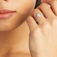 Bright Classic Silver Finger Ring,,hi-res view 2