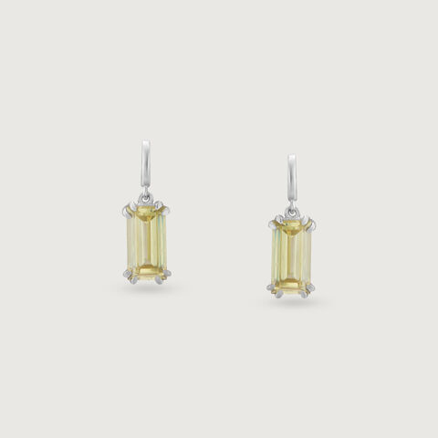 Lively Gleam Silver Drop Earrings